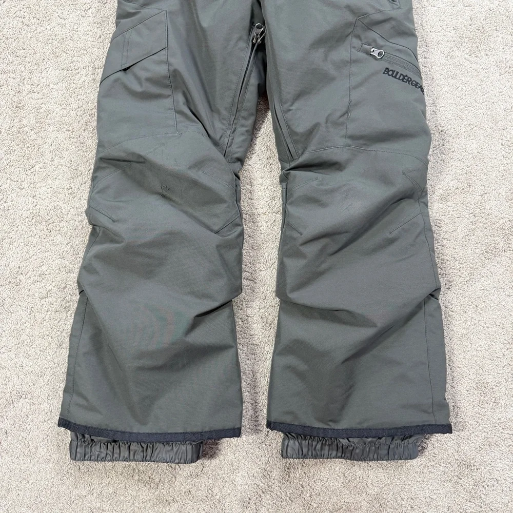 Boulder Gear Youth Boys Bolt Cargo Snow Ski Pants Outdoor Waterproof in Gray S